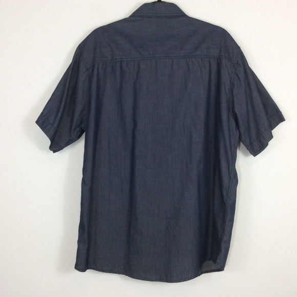 ❌SOLD❌Men's "Jack" Blue Denim look silver button - Picture 2 of 3